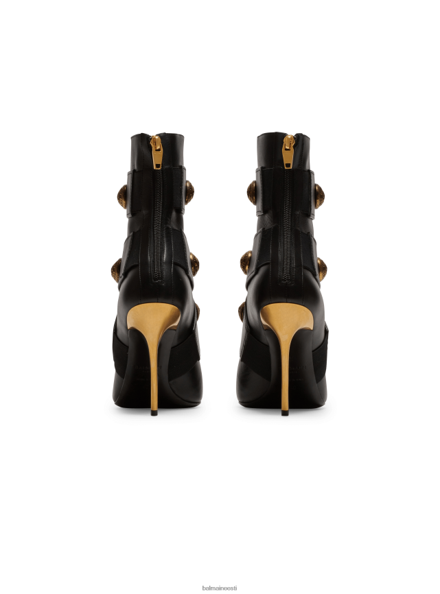 ee Balmain jalatsid naised alma nahast poolsaapad must LJ8002658