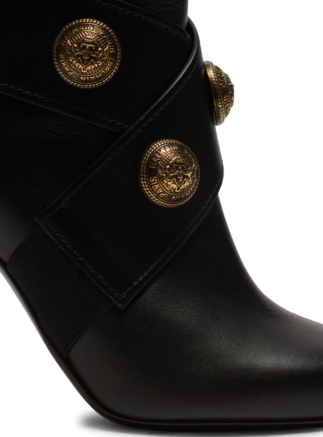 ee Balmain jalatsid naised alma nahast poolsaapad must LJ8002658