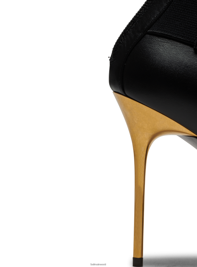 ee Balmain jalatsid naised alma nahast poolsaapad must LJ8002658