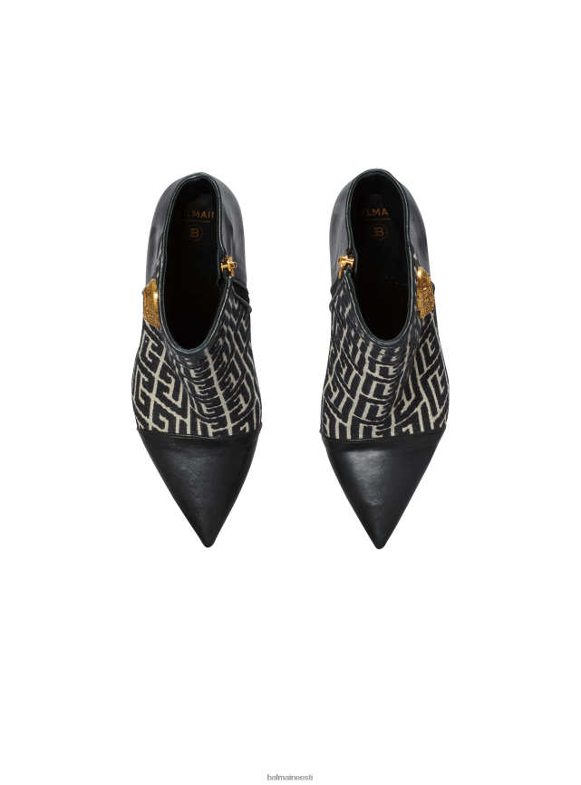 ee Balmain jalatsid naised kootud ja seemisnahast b-bold kiiltossud must LJ8002672