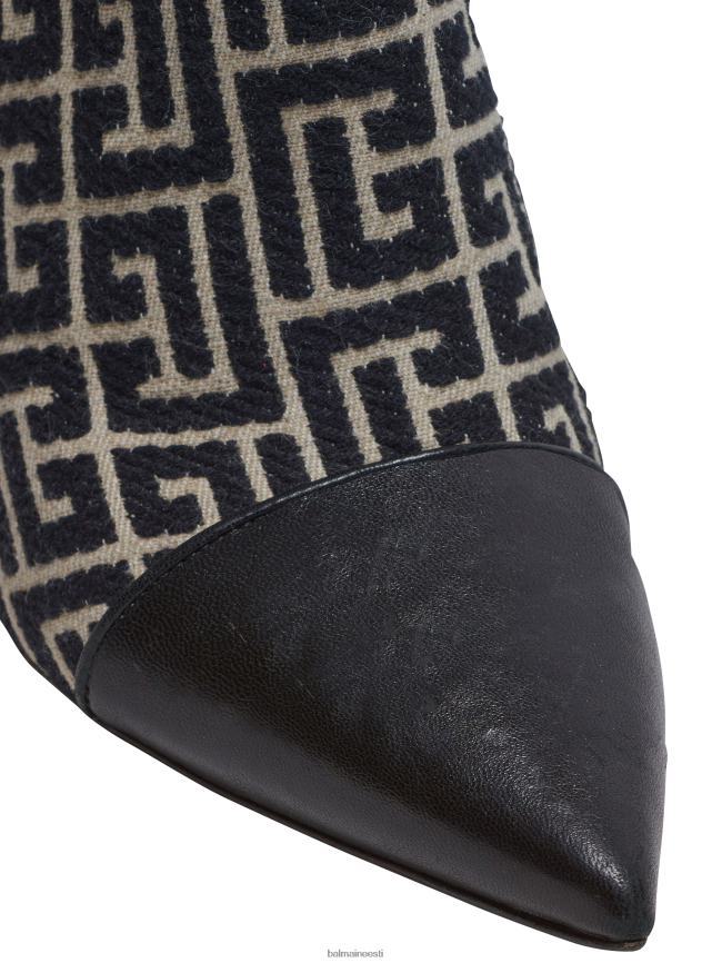 ee Balmain jalatsid naised kootud ja seemisnahast b-bold kiiltossud must LJ8002672