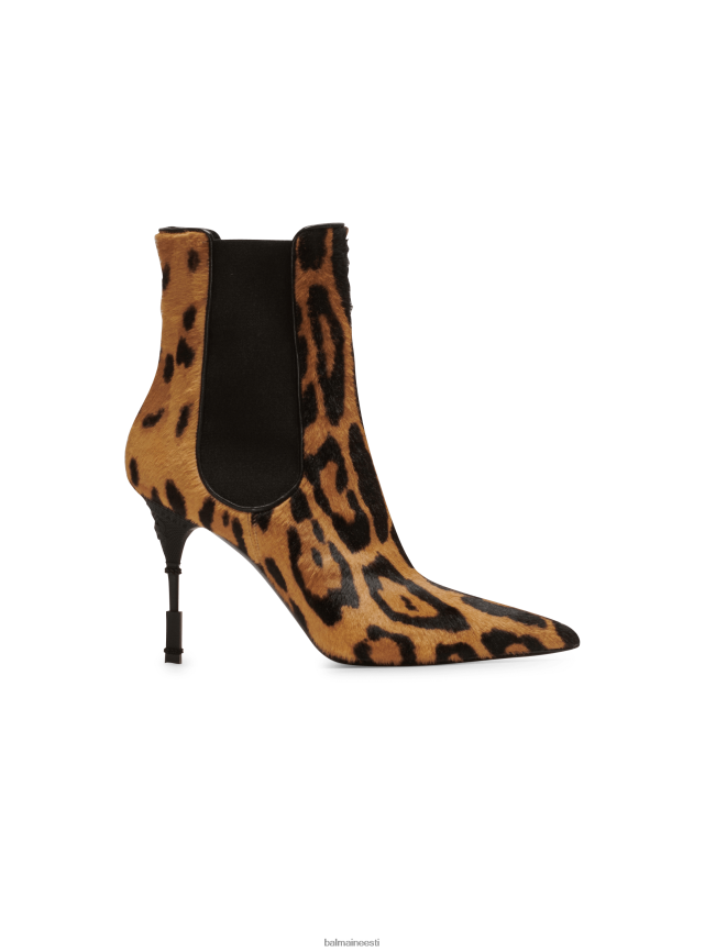 ee Balmain jalatsid naised moneta leopardimustriga nahast poolsaapad pruun LJ8002659