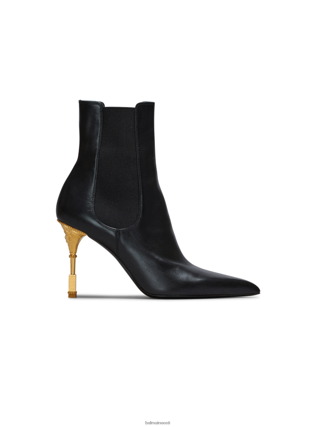 ee Balmain jalatsid naised moneta nahast poolsaapad must LJ8002668