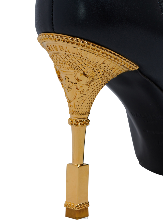 ee Balmain jalatsid naised moneta nahast poolsaapad must LJ8002668