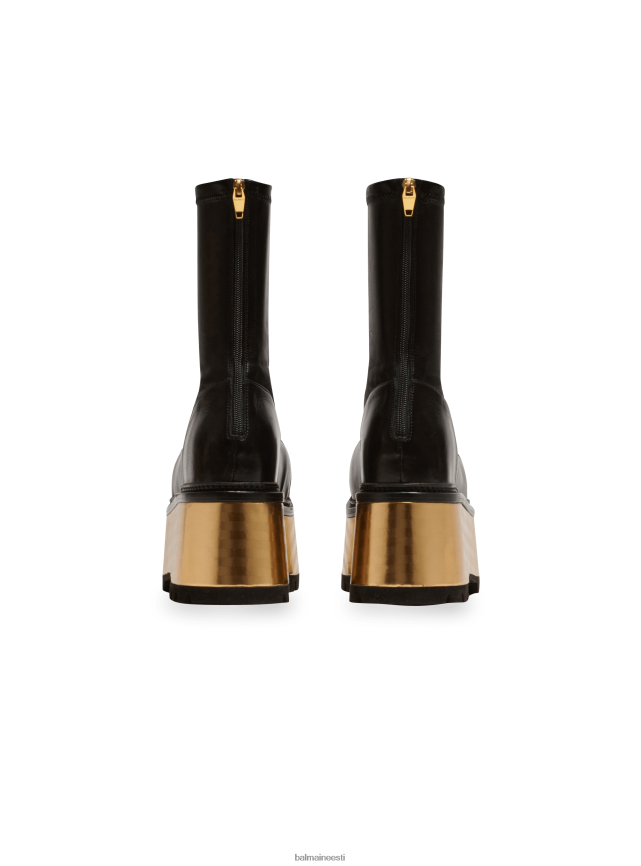 ee Balmain jalatsid naised nahast platvormsaapad must LJ8002665