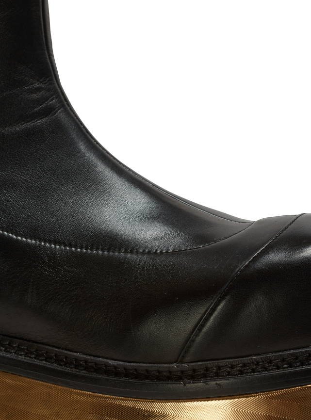 ee Balmain jalatsid naised nahast platvormsaapad must LJ8002665