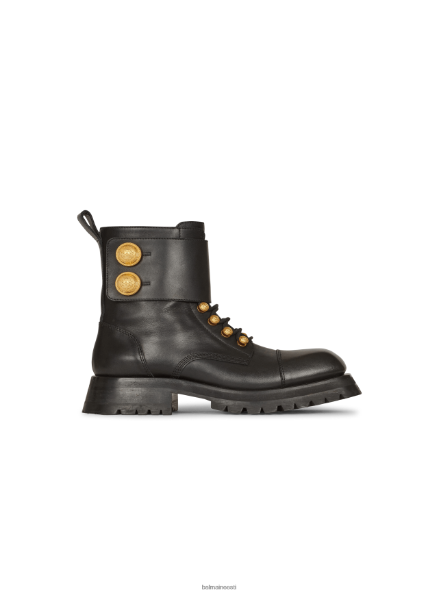 ee Balmain jalatsid naised ranger armee nahast poolsaapad must LJ8002670