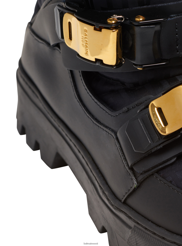 ee Balmain jalatsid naised rossignol kapsel-brändi monogrammi nailonist apres-suusasaapad must LJ8002680