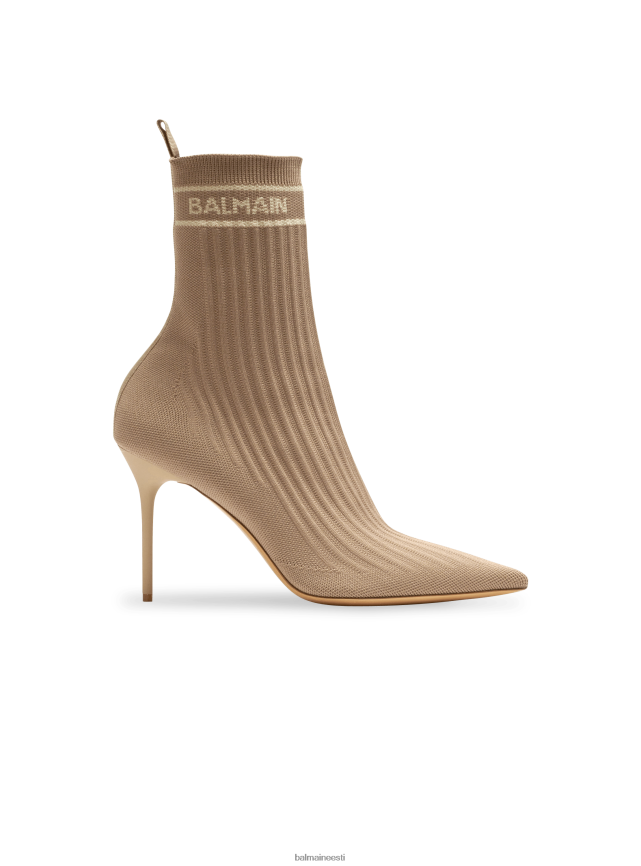 ee Balmain jalatsid naised skye veniv kootud poolsaapad beež LJ8002666