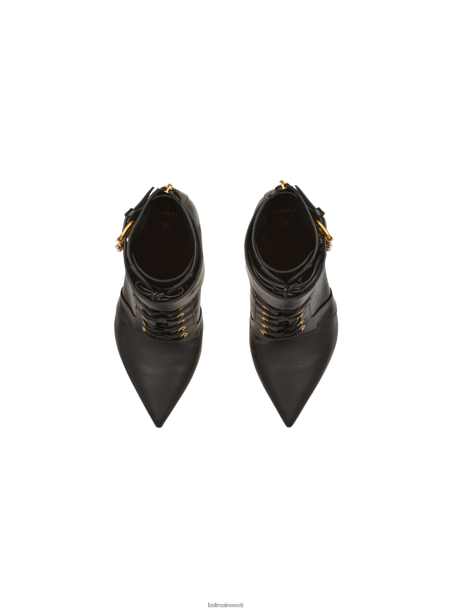 ee Balmain jalatsid naised uria nahast poolsaapad must LJ8002674