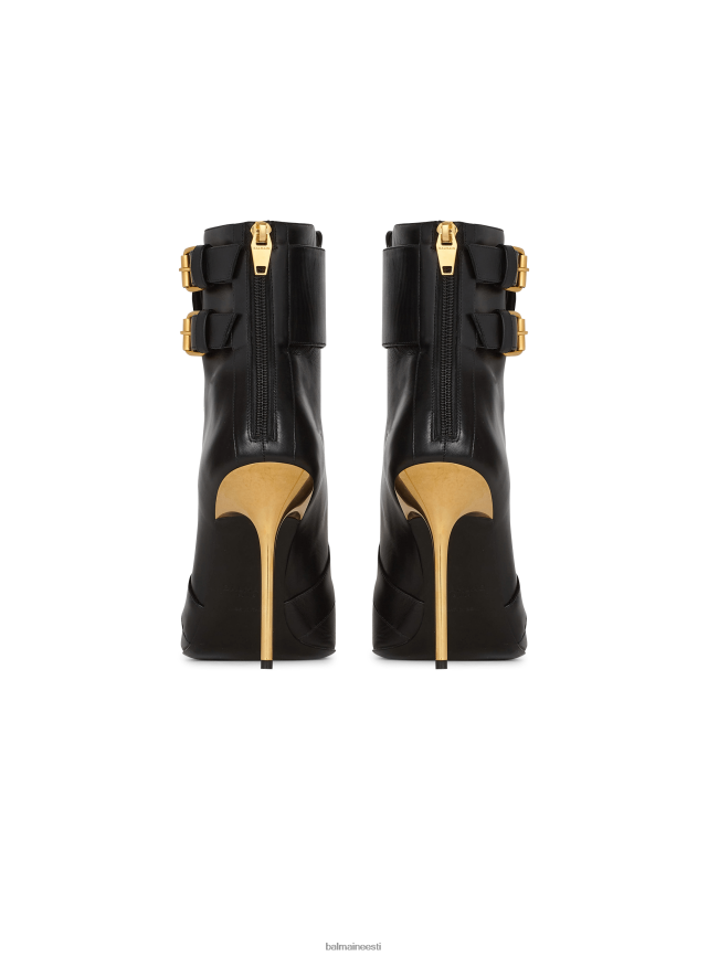 ee Balmain jalatsid naised uria nahast poolsaapad must LJ8002674