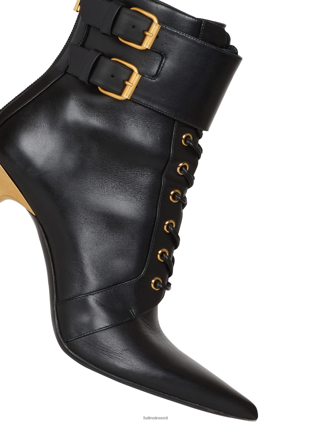 ee Balmain jalatsid naised uria nahast poolsaapad must LJ8002674