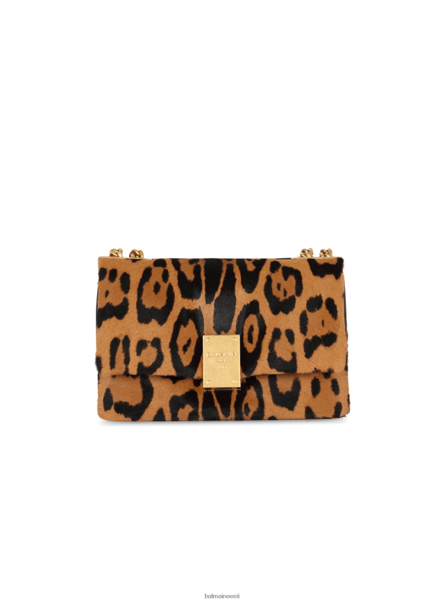 ee Balmain tarvikud naised 1945. aasta pehme väike kott leopardiefektiga nahast pruun LJ8002535