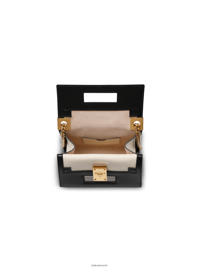ee Balmain tarvikud naised väikesemõõduline ja nahast 1945. aasta muinsuskott valge LJ8002550