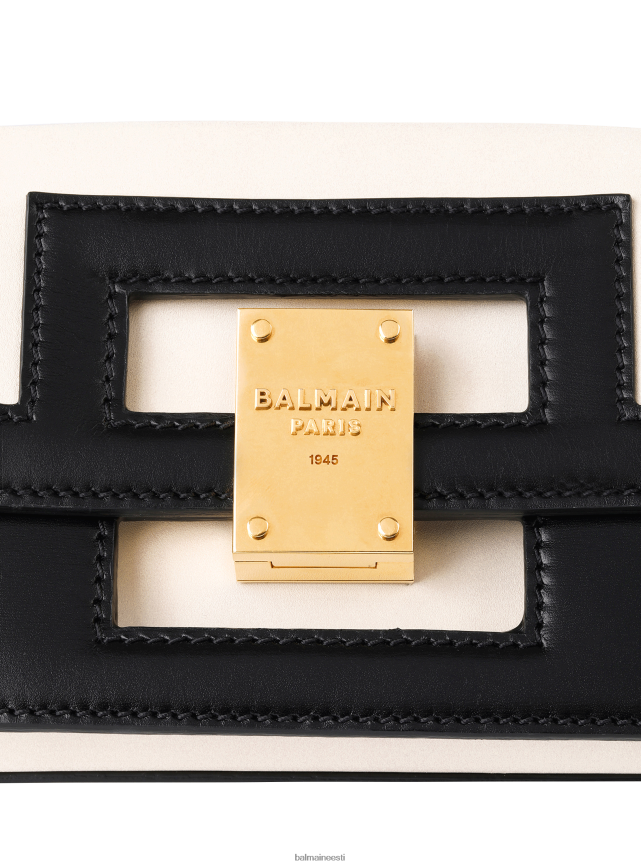 ee Balmain tarvikud naised väikesemõõduline ja nahast 1945. aasta muinsuskott valge LJ8002550