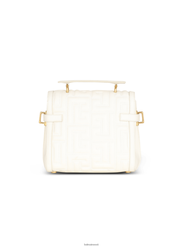 ee Balmain tarvikud naised b-buzz 23 tepitud nahast kott valge LJ8002494