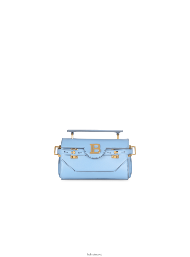 ee Balmain tarvikud naised siledast nahast b-buzz 19 kott sinine LJ8002454