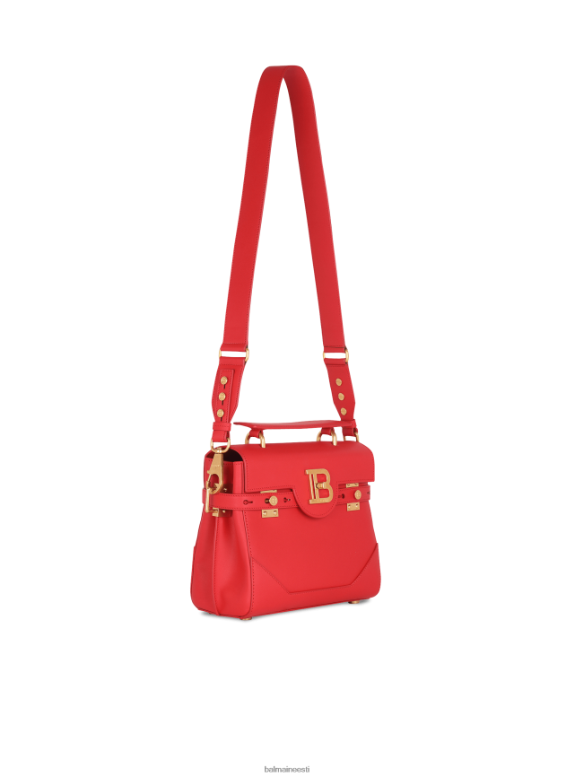 ee Balmain tarvikud naised siledast nahast b-buzz 23 kott punane LJ8002493