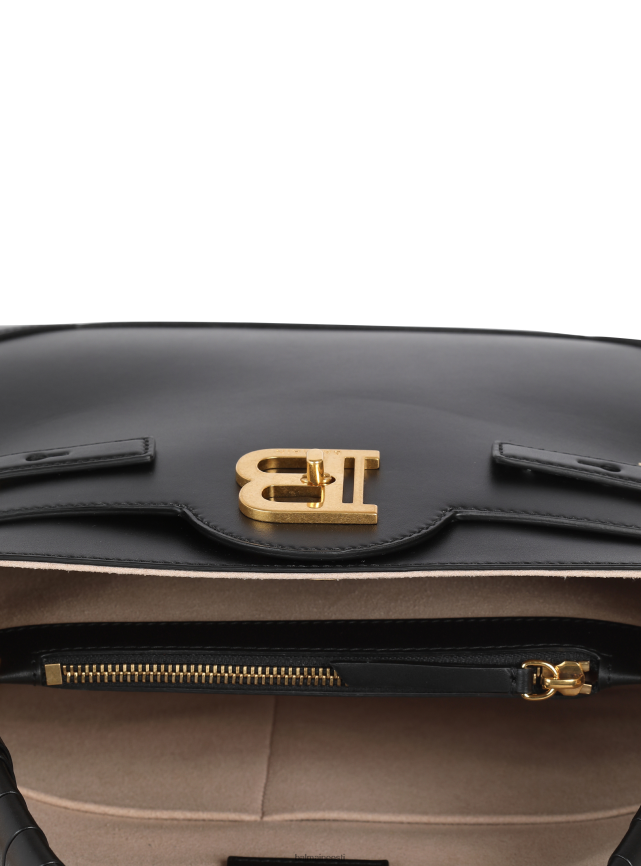 ee Balmain tarvikud naised nahast b-buzz ülemise käepidemega kott must LJ8002475