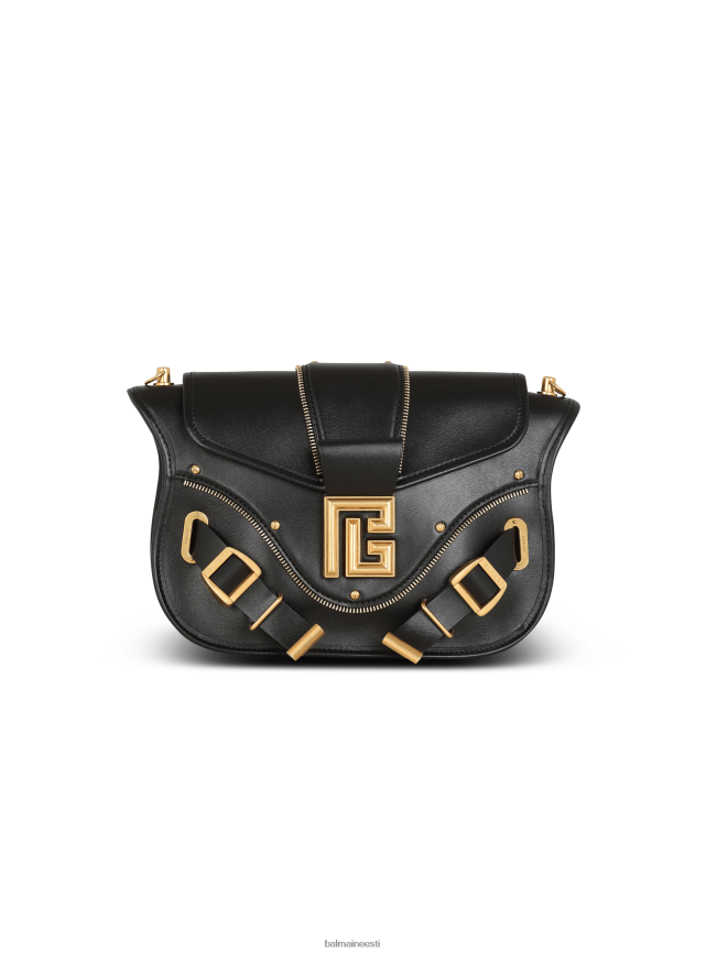 ee Balmain tarvikud naised sile nahast blaze kott must LJ8002433