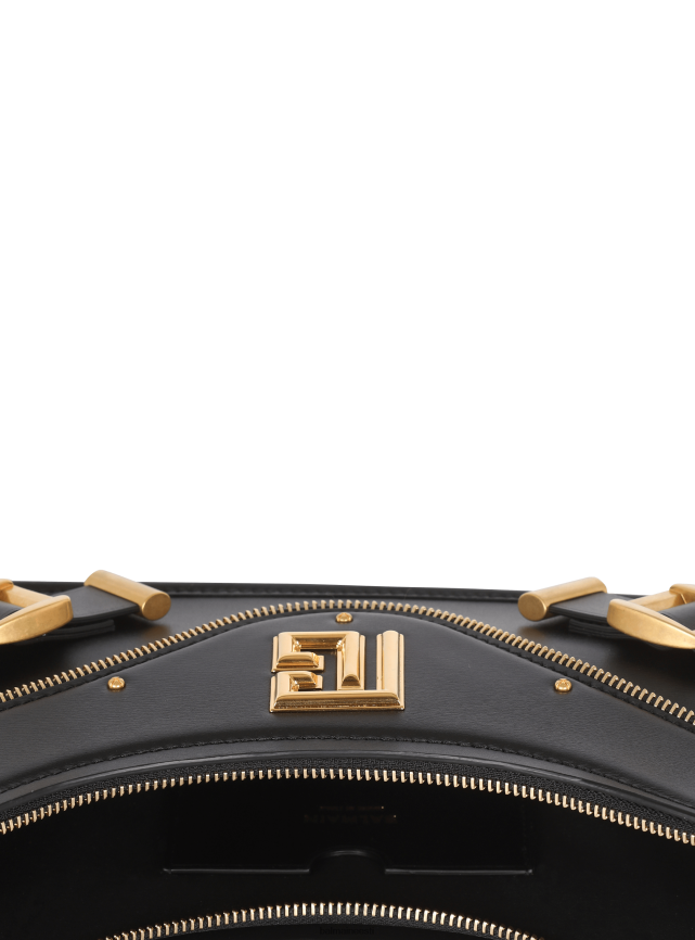 ee Balmain tarvikud naised tõmblukuga nahast kott must LJ8002432