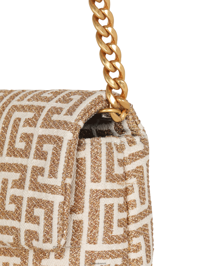 ee Balmain tarvikud naised 1945. aasta pehme monogrammiga minikott kullast LJ8002530