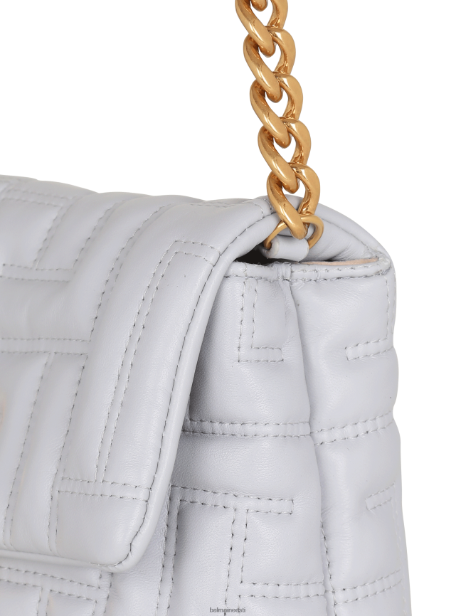 ee Balmain tarvikud naised mini 1945 pehme tepitud nahast kott hall LJ8002544