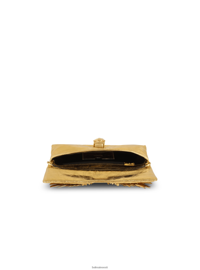 ee Balmain tarvikud naised 1945. aasta pehme sidurikott siledast tikitud nahast kullast LJ8002549