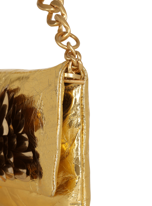 ee Balmain tarvikud naised 1945. aasta pehme sidurikott siledast tikitud nahast kullast LJ8002549