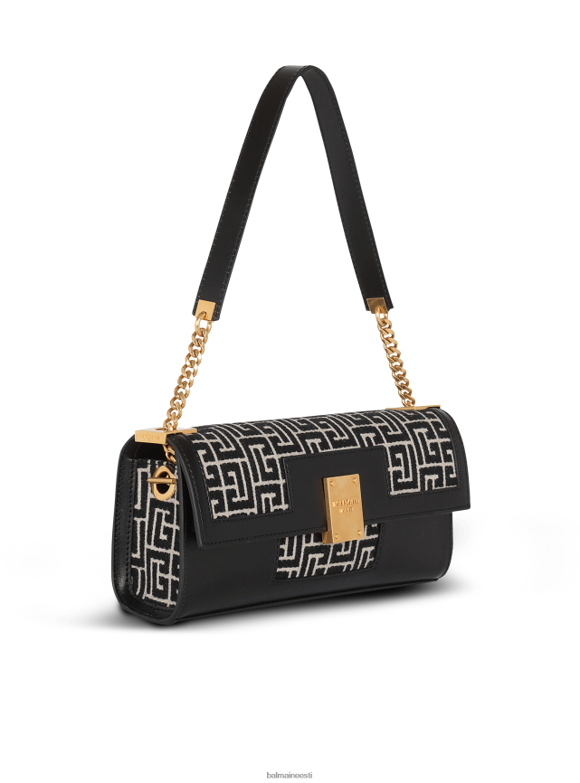 ee Balmain tarvikud naised bicolor khaki ja žakaarvärvi 1945 aasta sidurikott must LJ8002542