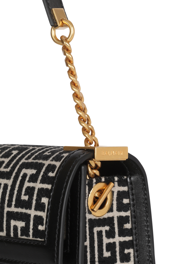 ee Balmain tarvikud naised bicolor khaki ja žakaarvärvi 1945 aasta sidurikott must LJ8002542