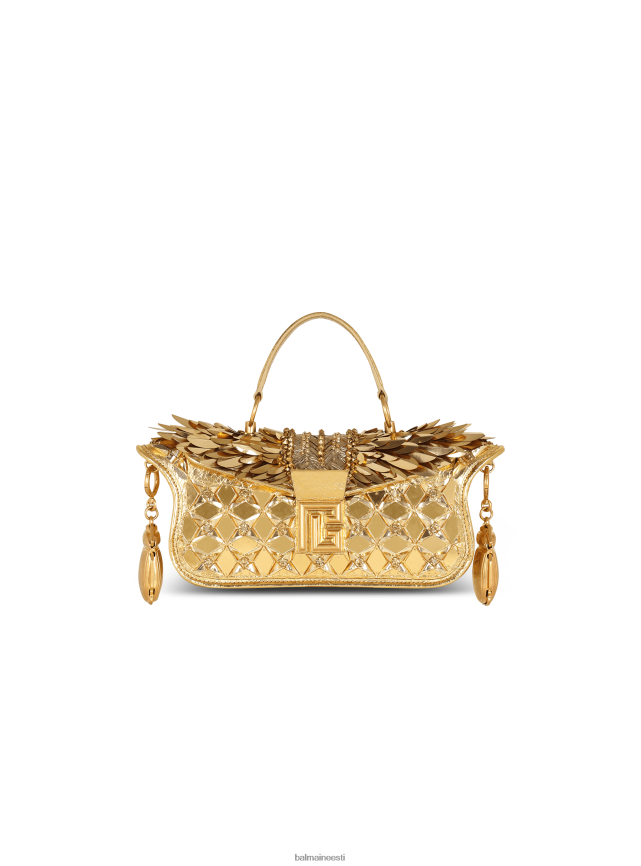 ee Balmain tarvikud naised blaze tikitud sidurikott kullast LJ8002443