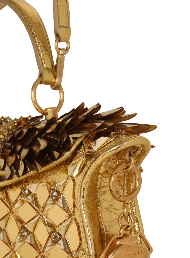 ee Balmain tarvikud naised blaze tikitud sidurikott kullast LJ8002443