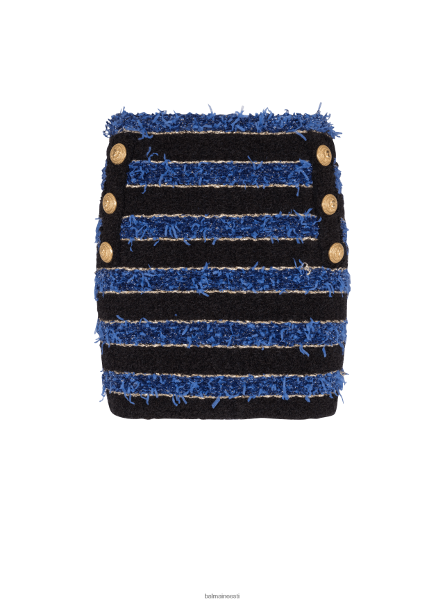 ee Balmain Riietus naised triibuline tviidseelik sinine LJ8002359