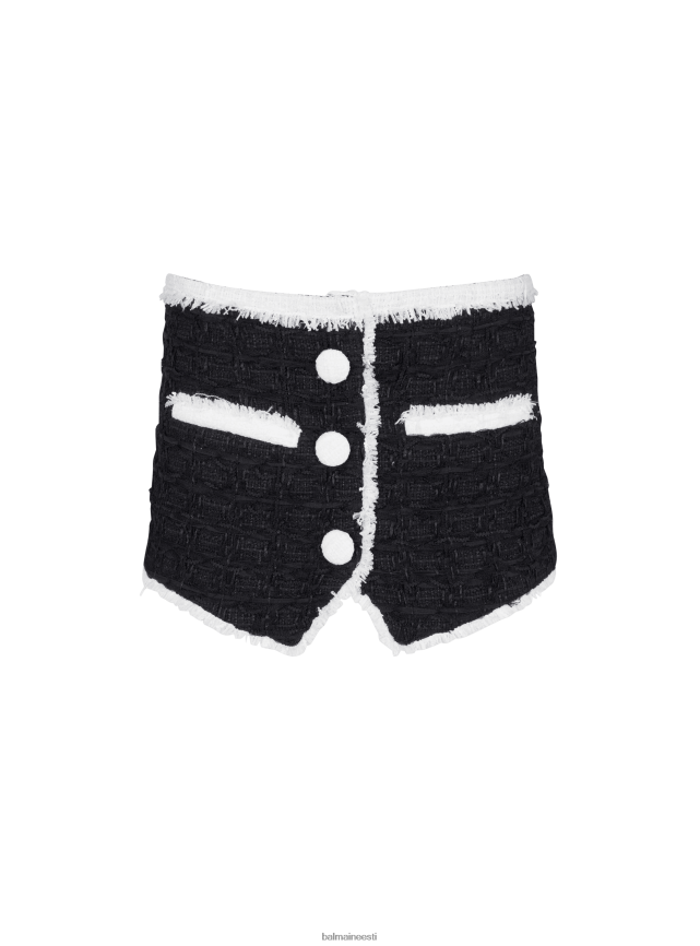 ee Balmain Riietus naised tviidist miniseelik must LJ8002357