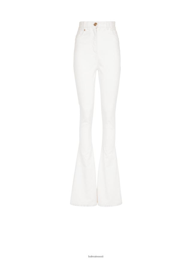 ee Balmain Riietus naised bootcut teksad valge LJ8002421