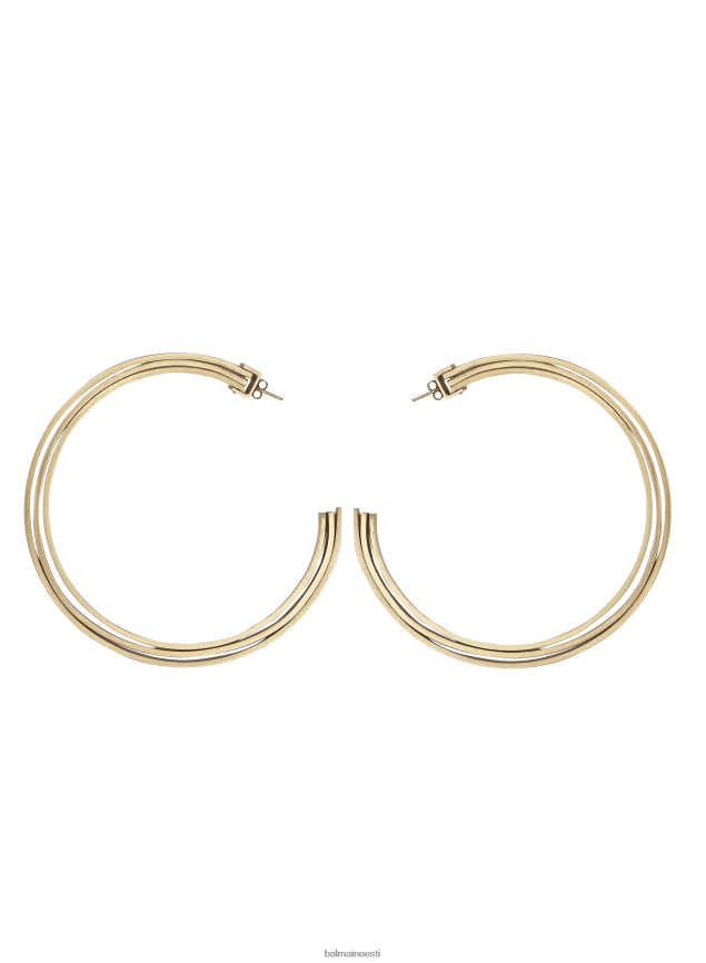 ee Balmain tarvikud naised graveeritud sodiaagikujulised kõrvarõngad kullast LJ8002738