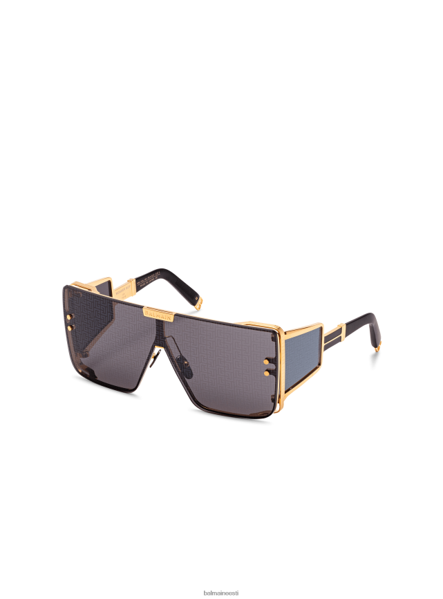 ee Balmain tarvikud naised imepoisi monogrammiga päikeseprillid must LJ8002711