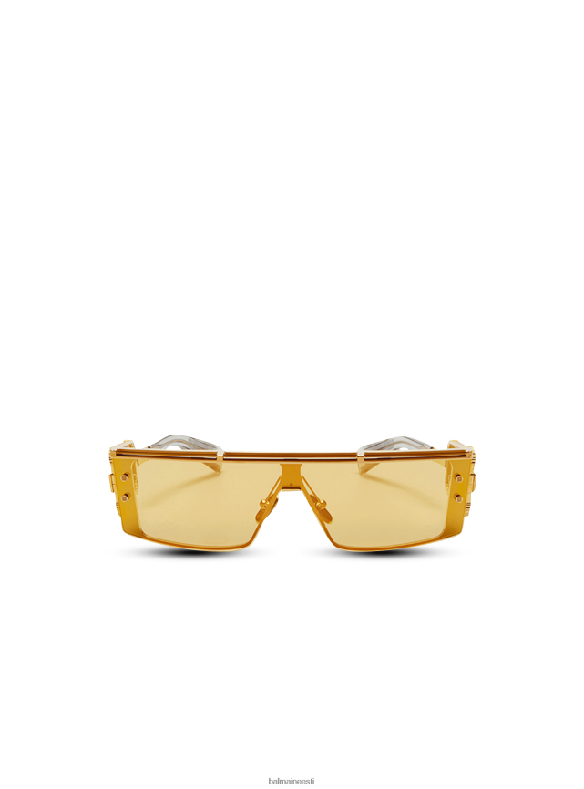 ee Balmain tarvikud naised imepoiss iii päikeseprillid kullast LJ8002691