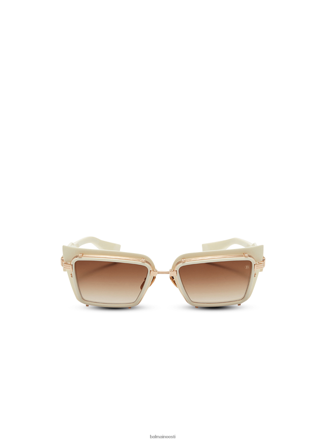 ee Balmain tarvikud naised imetlusväärsed päikeseprillid valge LJ8002720