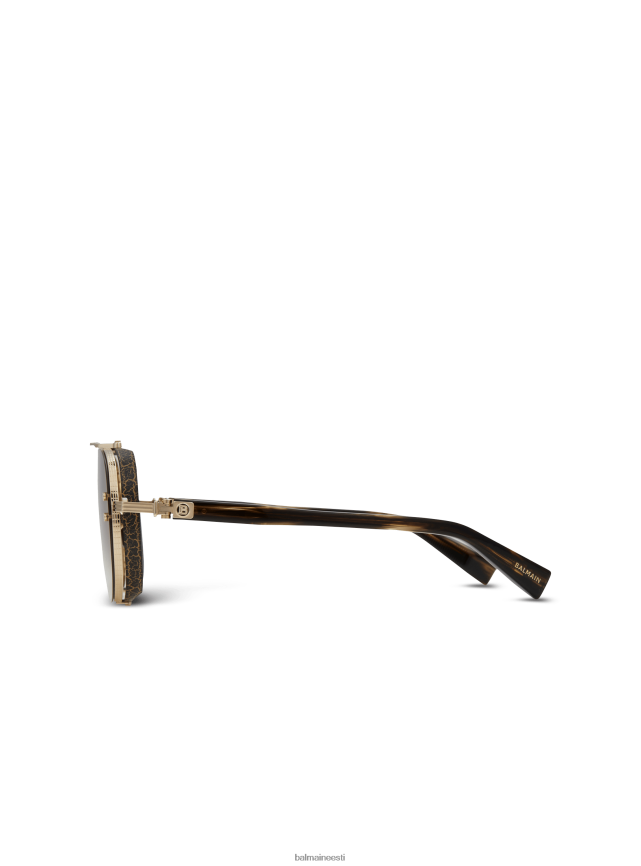ee Balmain tarvikud naised kapteni päikeseprillid pruun LJ8002725