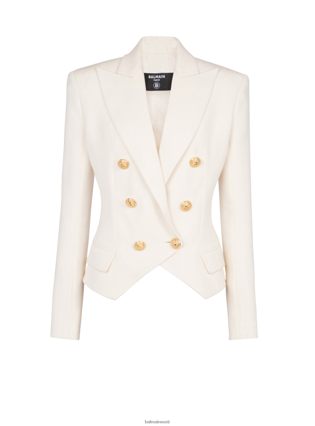 ee Balmain Riietus naised villane kaherealine bleiser beež LJ8002126