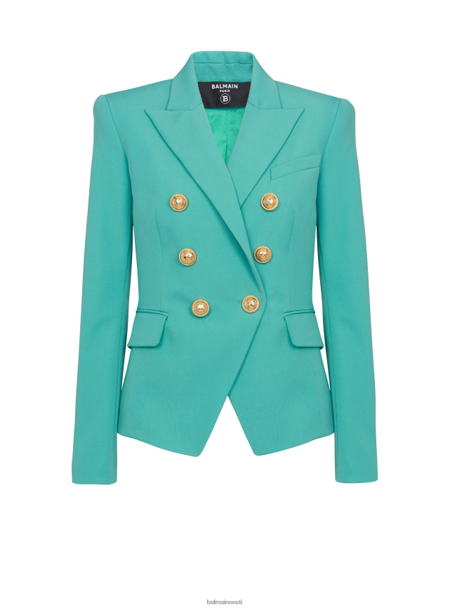 ee Balmain Riietus naised villane kaherealine bleiser sinine LJ8002122