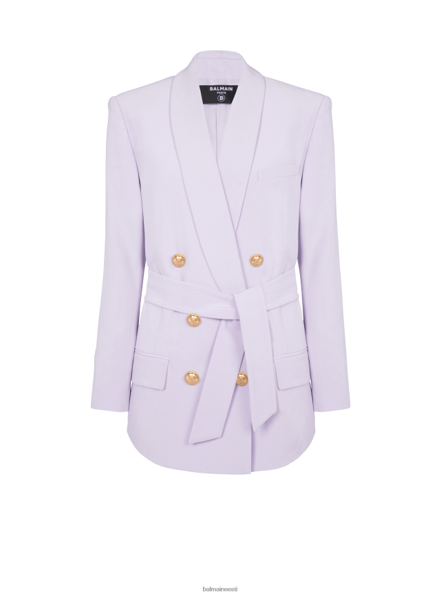 ee Balmain Riietus naised rätikkraega kreppjakk lilla LJ800286