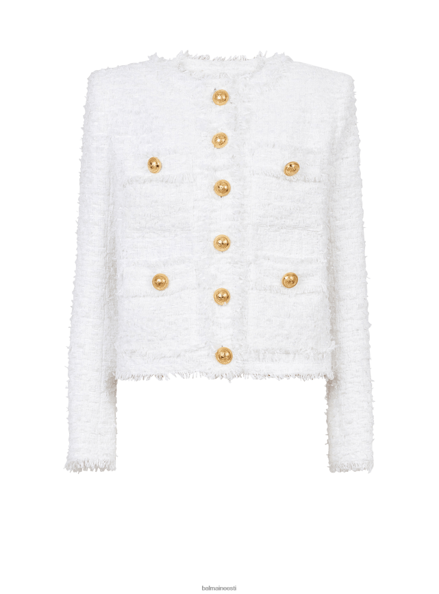 ee Balmain Riietus naised tviid jakk valge LJ8002130