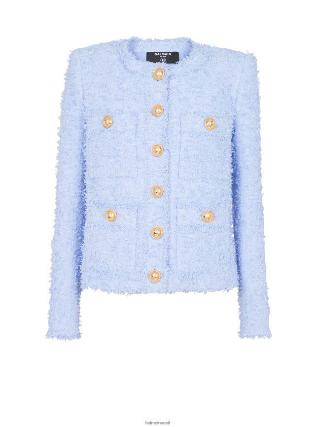 ee Balmain Riietus naised tviidist ülikonna jope sinine LJ800288