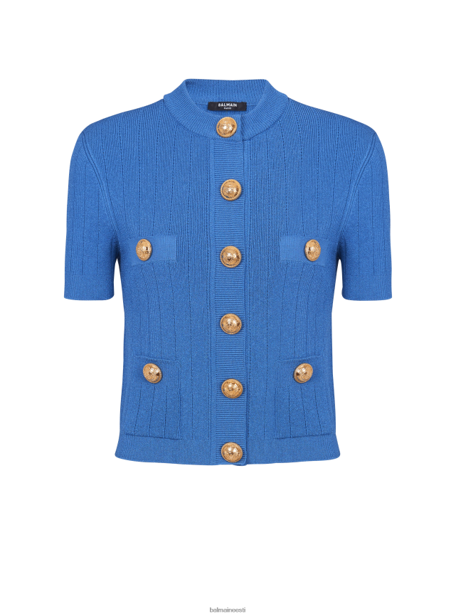 ee Balmain Riietus naised nööpidega kootud kardigan sinine LJ8002206