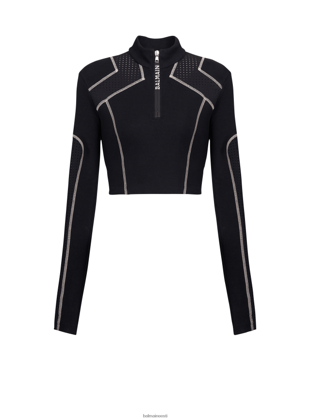 ee Balmain Riietus naised jersey crop top must LJ8002251