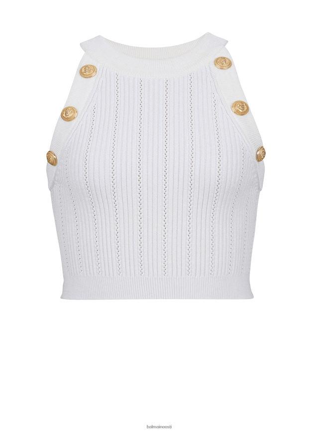 ee Balmain Riietus naised koo crop top valge LJ8002228